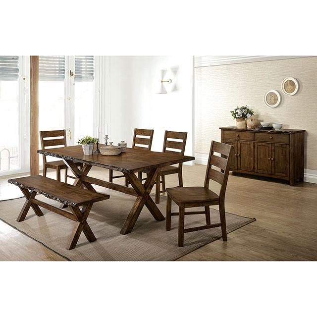 Silla auxiliar tapizada Woodworth Walnut (2/CAJA)