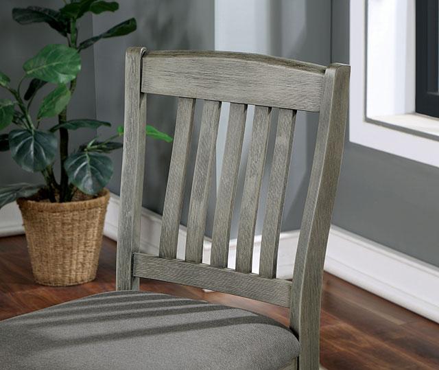 Silla de mostrador ANAYA (2/CTN), gris/gris claro
