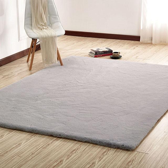 Alfombra de área Caparica Silver de 5 x 7 pies