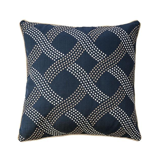 Almohada Cici Navy de 20" x 20", azul marino (2/caja)