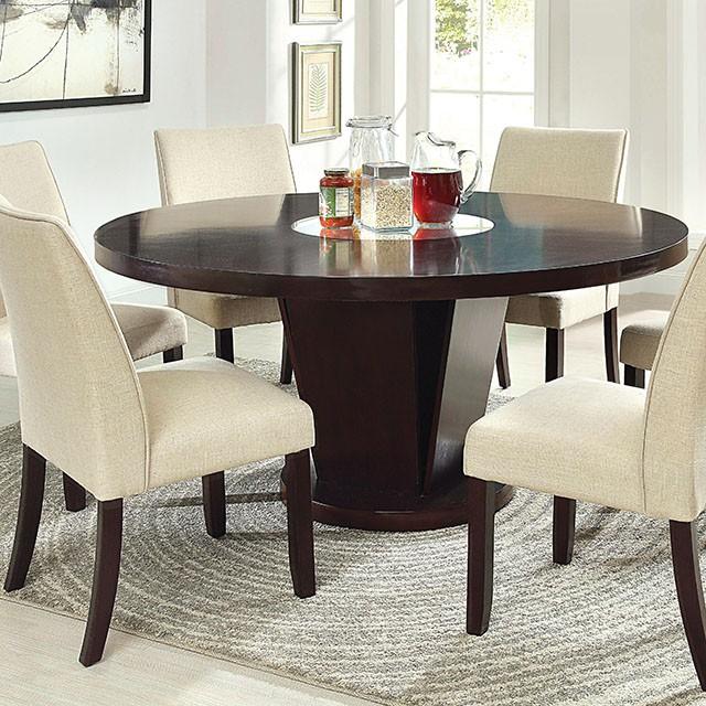 Mesa de comedor redonda Cimma Espresso