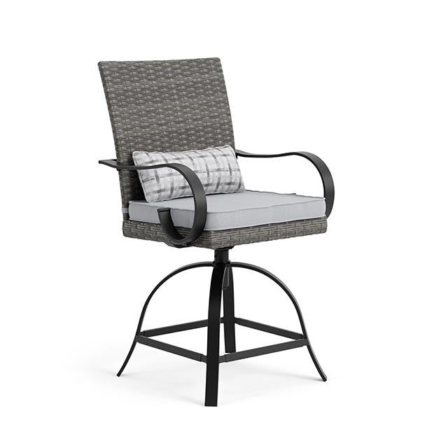 Sillón giratorio de altura de mostrador Arosa (2/CAJA)
