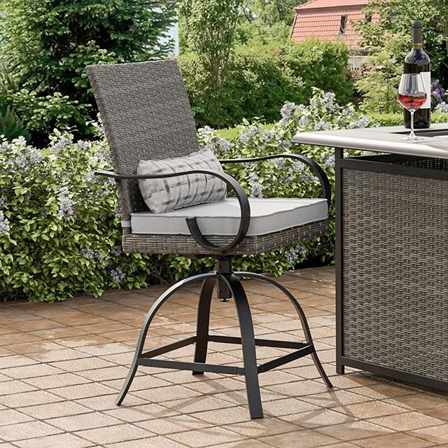 Sillón giratorio de altura de mostrador Arosa (2/CAJA)