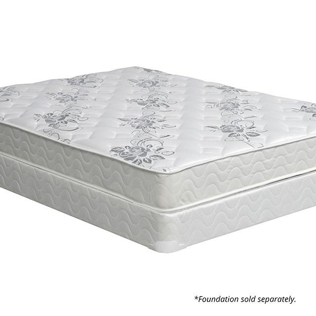 Colchón ELBERTYNA White de 8" de parte superior ajustada, tamaño matrimonial