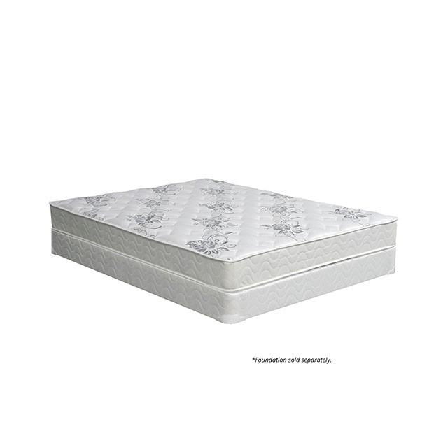 Colchón ELBERTYNA White de 8" de parte superior ajustada, tamaño matrimonial