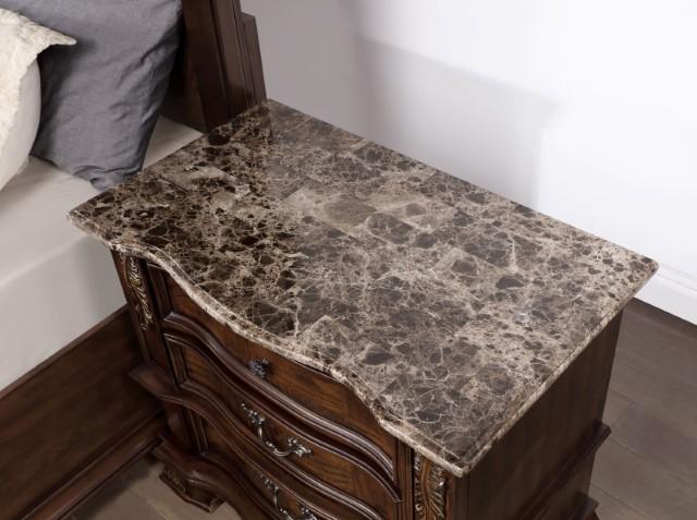 Mesa de noche ESPARANZA, cerezo marrón