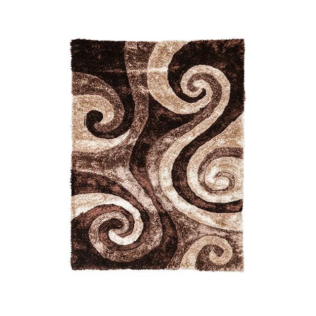 Alfombra Fermont Marrón Beige de 1,5 m x 2,4 m