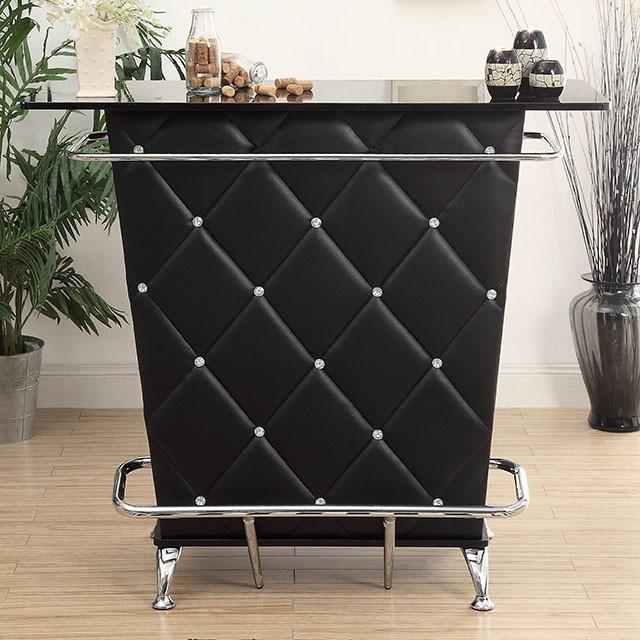 Mesa de bar Fuero Negro/Cromo (desmontada)