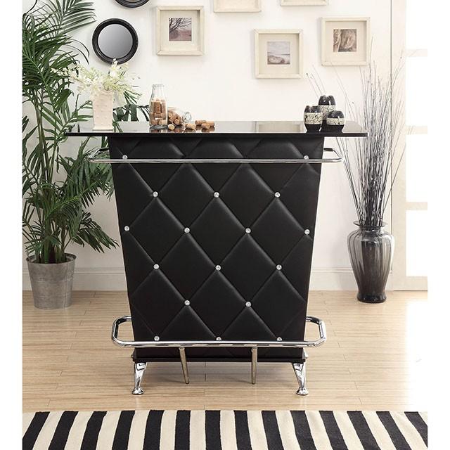 Mesa de bar Fuero Negro/Cromo (desmontada)