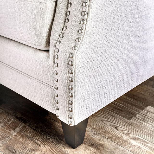 Loveseat Giovanni Beige/Azul