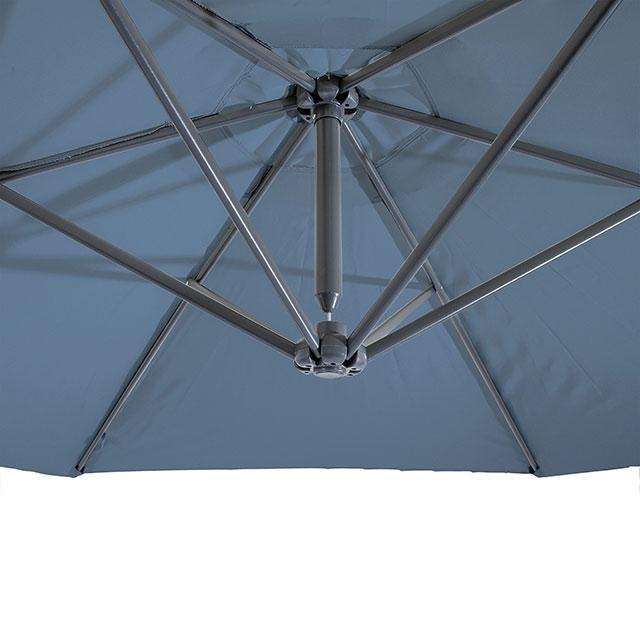 Parasol en voladizo Glam con LED