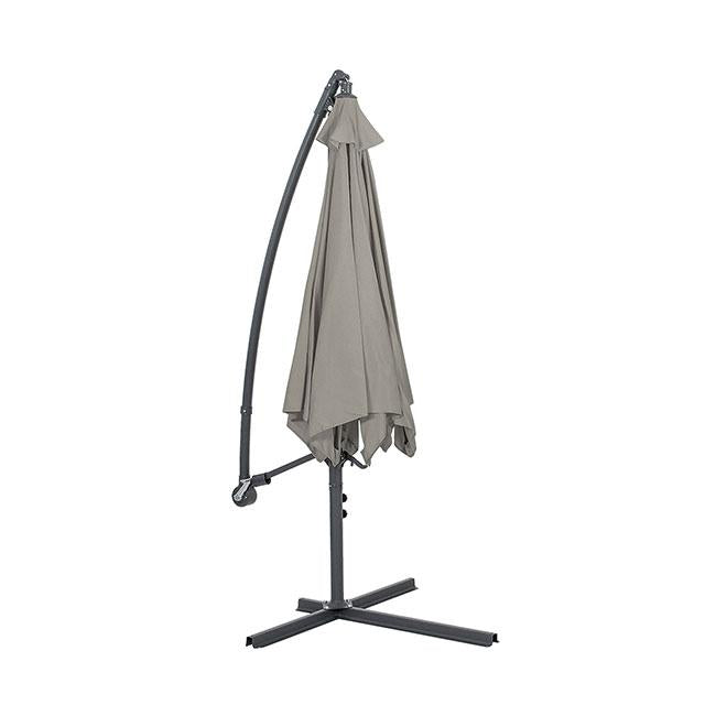 Parasol en voladizo Glam con LED