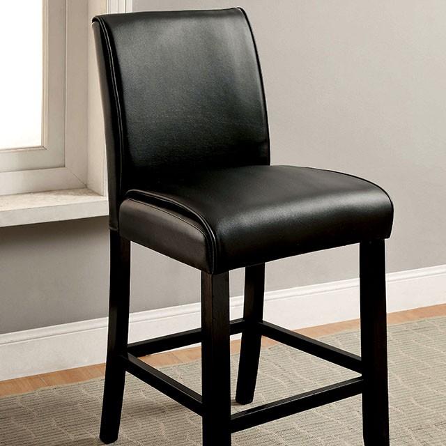 Silla GRANDSTONE II negra a la altura de la encimera