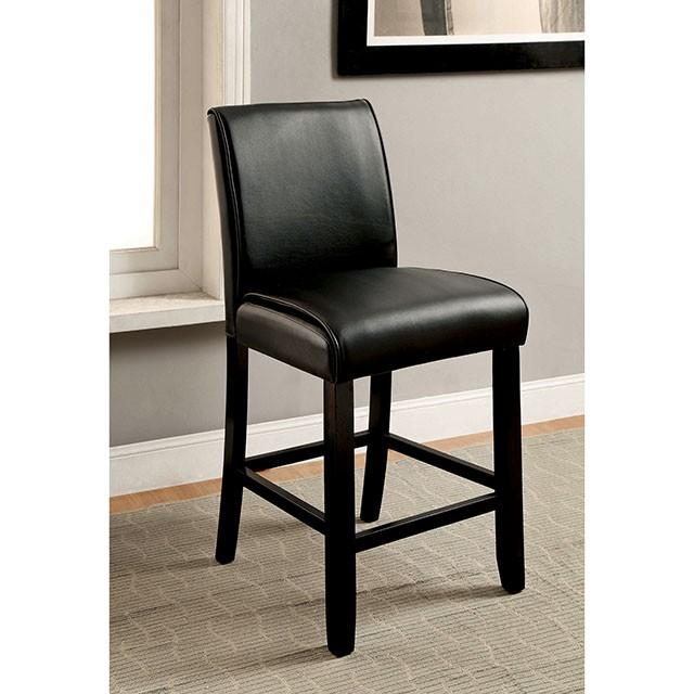 Silla GRANDSTONE II negra a la altura de la encimera