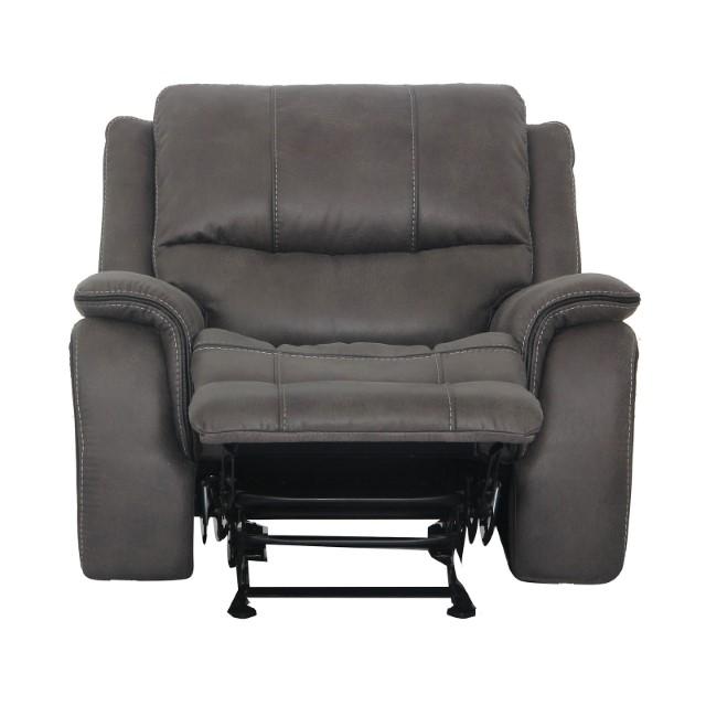 Sillón reclinable HENRICUS Glider, Gris oscuro