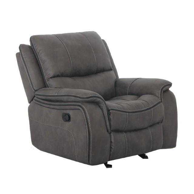 Sillón reclinable HENRICUS Glider, Gris oscuro
