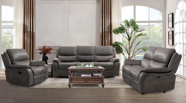 Sillón reclinable HENRICUS Glider, Gris oscuro