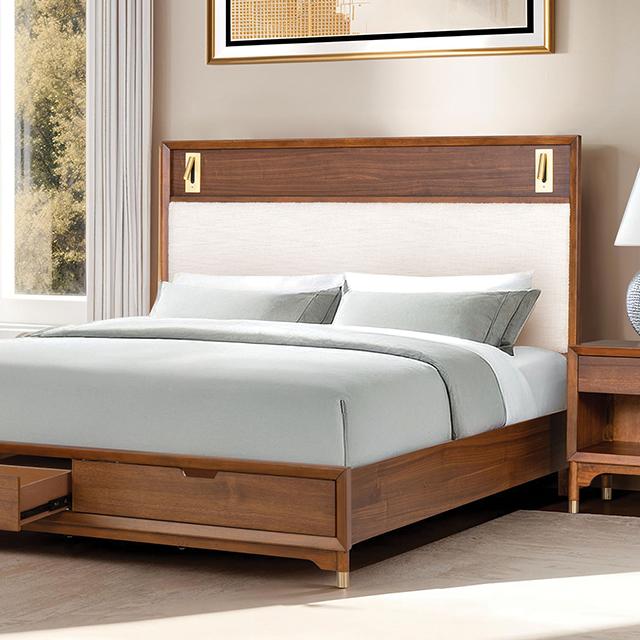 Cama King y Queen Hepburne E. con y sin almacenamiento
