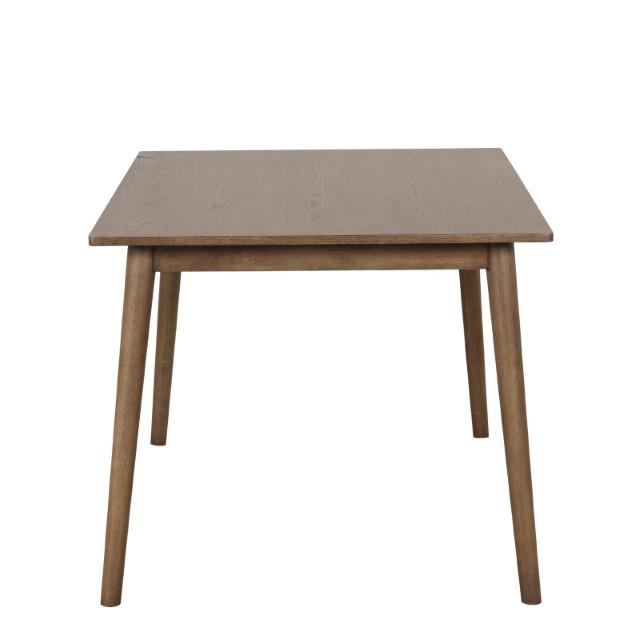 Mesa de comedor Beale de nogal y negro