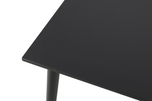 Mesa de comedor Beale de nogal y negro