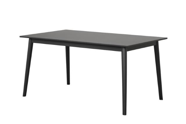 Mesa de comedor Beale de nogal y negro