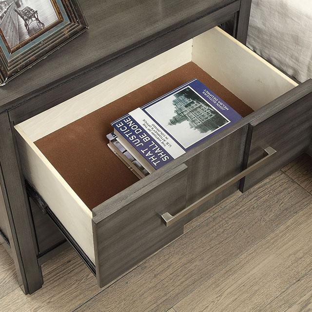 Berenice Dresser White, Gray, & Espresso