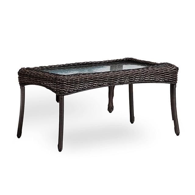 Mesa de centro Oliveri de mimbre