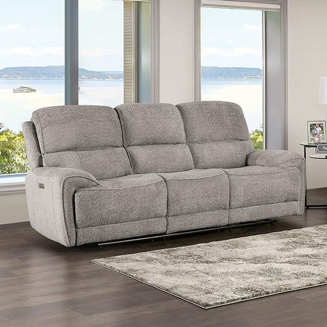 Sofá reclinable MORCOTE, gris claro