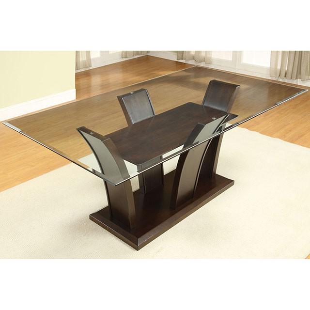 Mesa de comedor Manhattan color cereza marrón