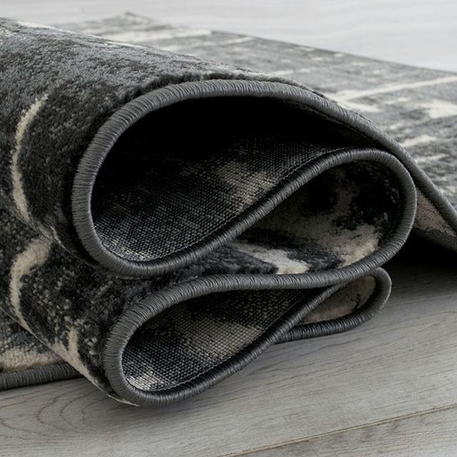 Alfombra de área Kozlu Gris/Beige de 5' X 7'