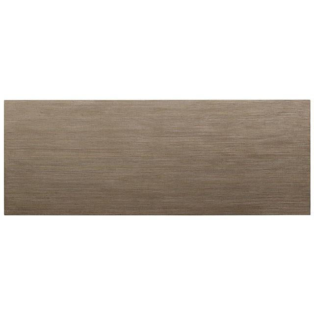 CAERLEON Juego de mesa alta de 4 piezas, gris cepillado con alambre