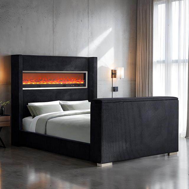 Sumter Bed Black & Grey