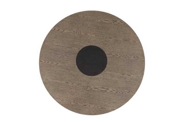 Juego de comedor Broager de 5 piezas (sillas giratorias blancas)