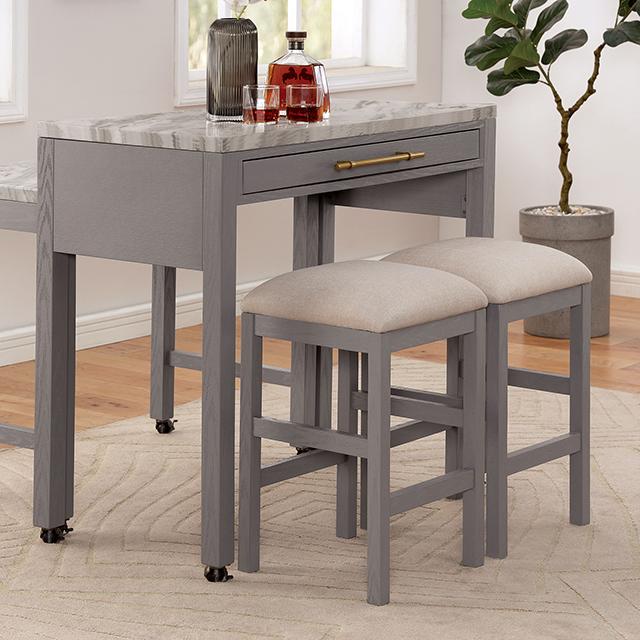 Juego de mesa Whitehall para altura de mostrador