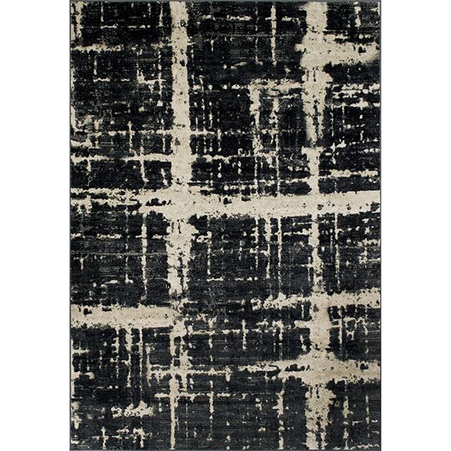 Alfombra de área Kozlu Gris/Beige de 5' X 7'