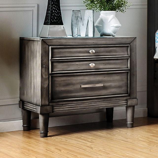 Mesa de Noche DAPHNE Gris