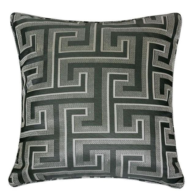 Cojín Macie Silver de 50,8 x 50,8 cm, plateado