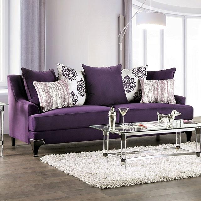 Sofá morado Sisseton