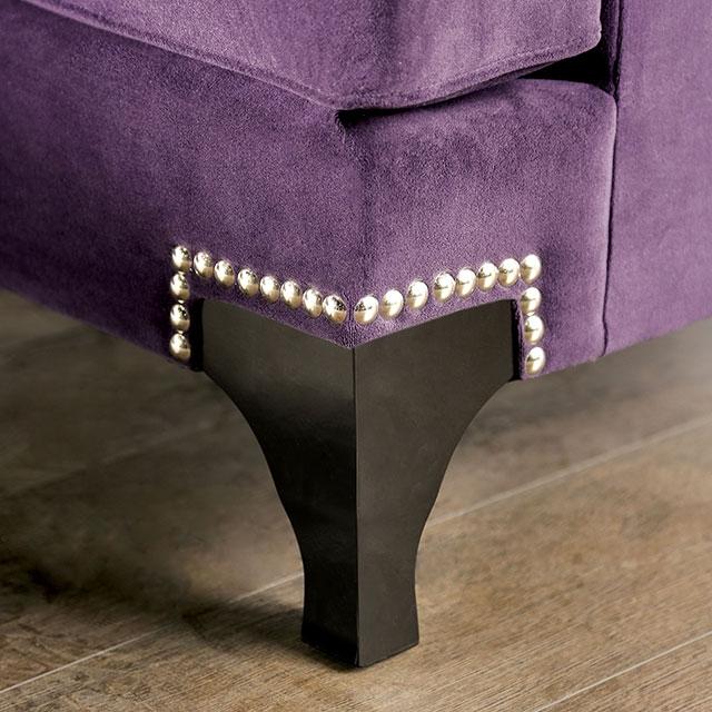 Sofá morado Sisseton