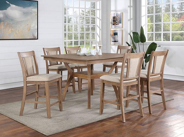 Silla alta UPMSINSTER (2/CTN), tono natural/beige