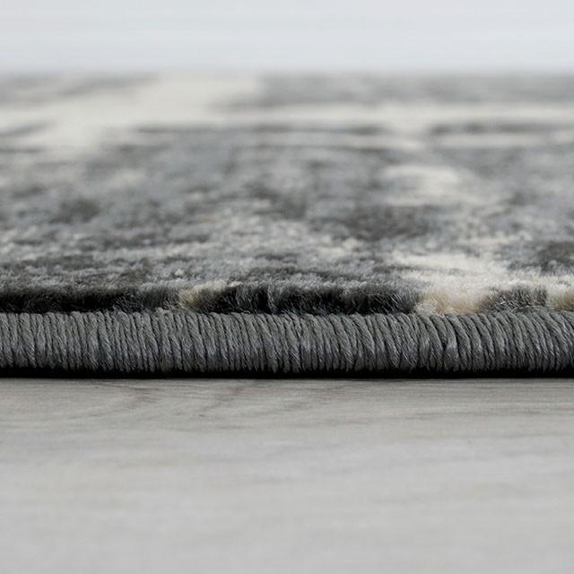 Alfombra de área Kozlu Gris/Beige de 5' X 7'