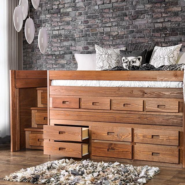 Cama Capitán Doble CLEO con 1 Kit de Somier (*Lista para Colchón)