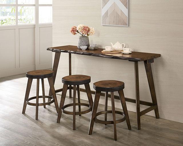 Juego de mesa de altura de mostrador de 4 piezas MISSOULA