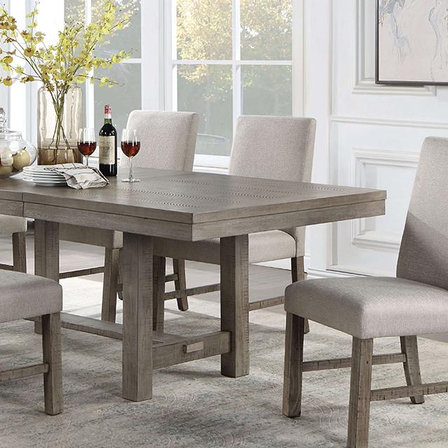 Mesa de comedor SAN ANTONIO con 1 extensión de 45 cm