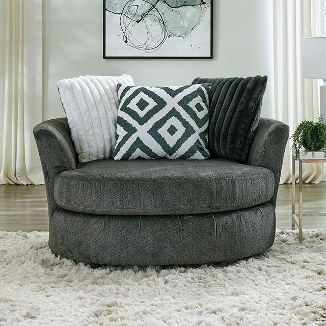 Sillón giratorio Loughlin