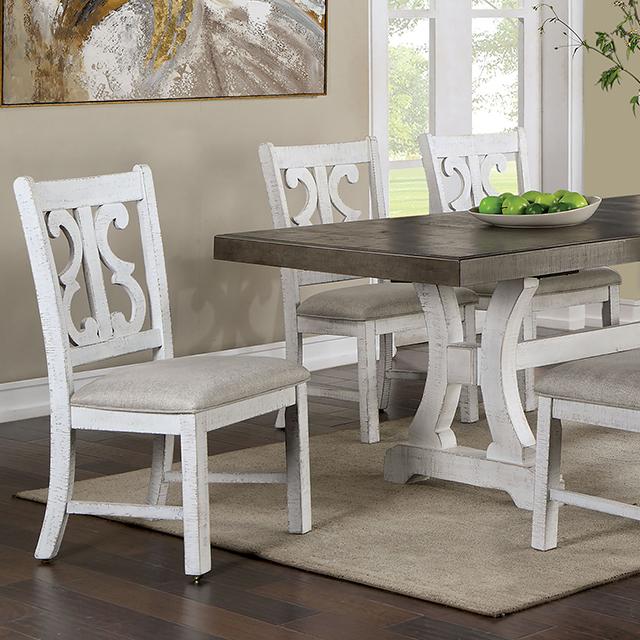 Mesa de comedor AULETTA, gris