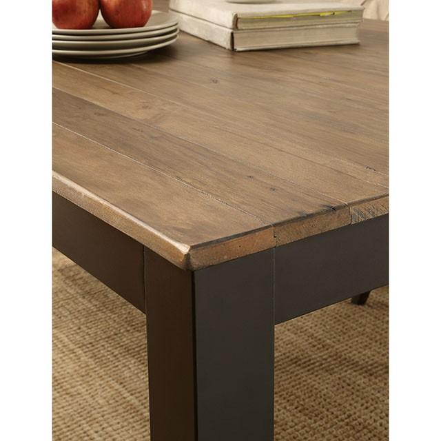 Mesa de comedor MARSHALL de roble rústico