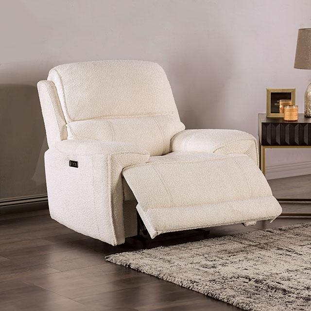 Sillón reclinable eléctrico MORCOTE, beige