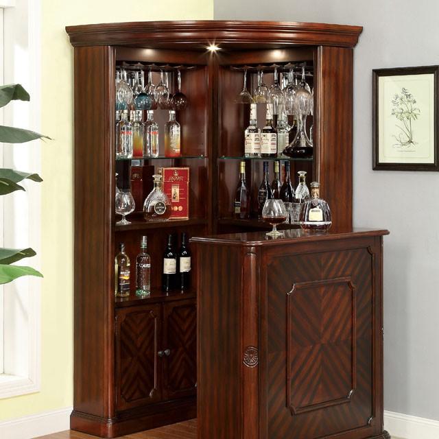 VOLTAIRE Mueble Expositor Cerezo Oscuro