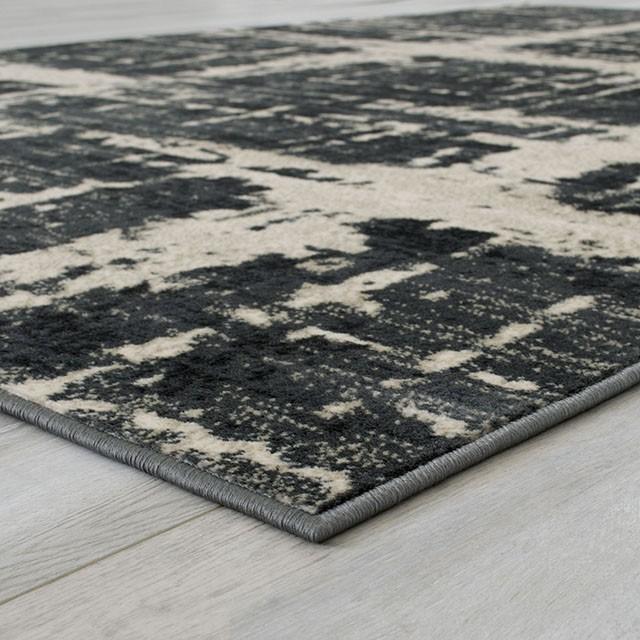 Alfombra de área Kozlu Gris/Beige de 5' X 7'